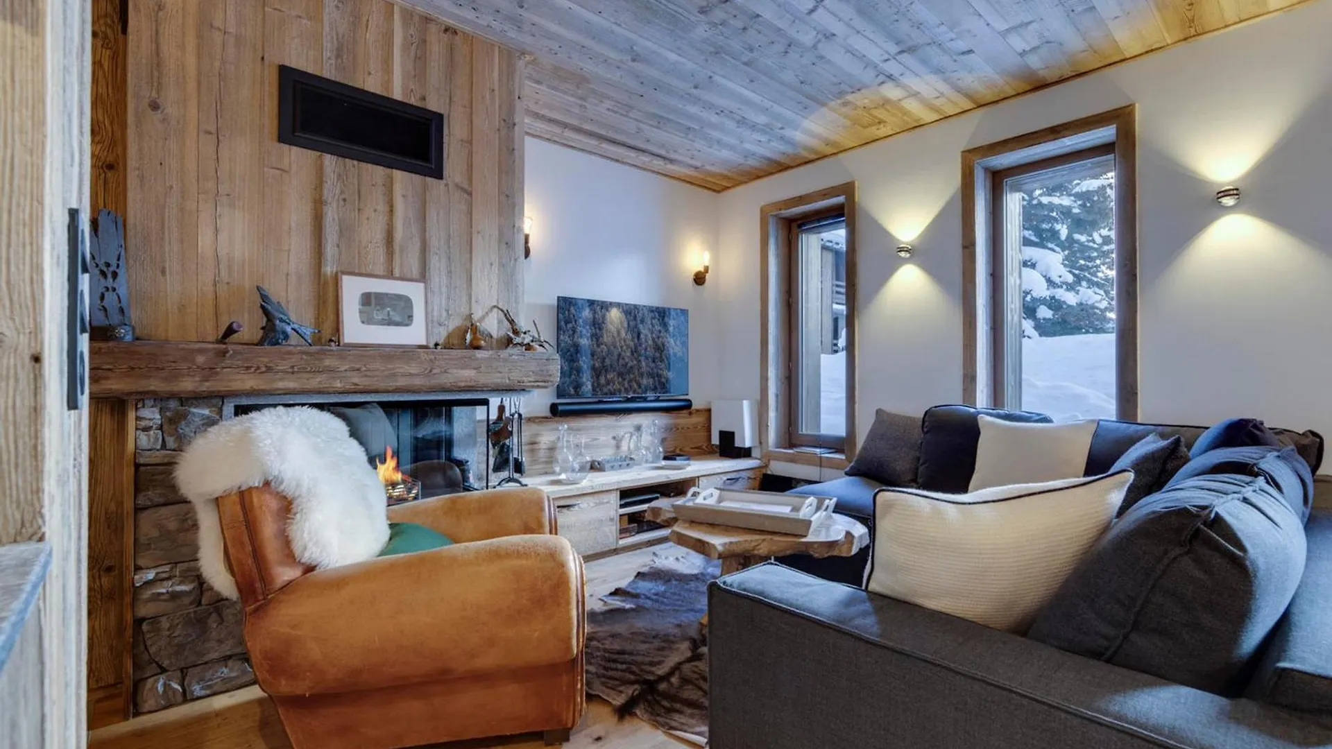 Superbe Duplex 68M² Avec Cheminee, 2 Chambres, Parking Interieur, Et Services Inclus A Val D'Isere - Fr-1-567-46 Lejlighed Val-dʼIsère